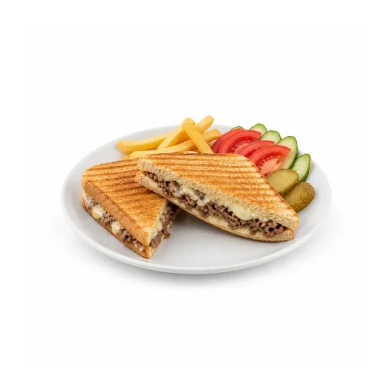 Kavurmalı Kaşarlı Tost