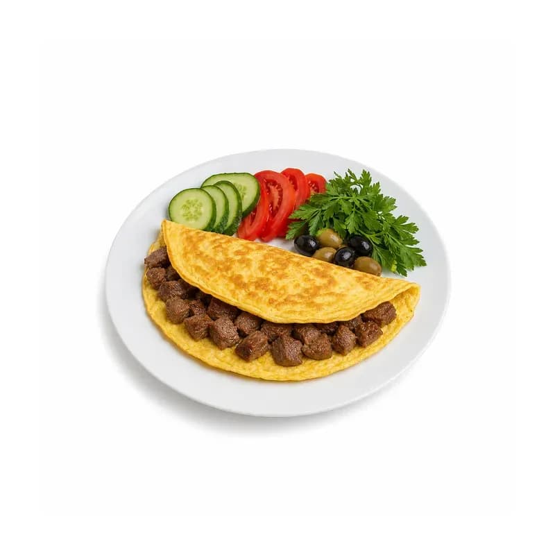 Kavurmalı Omlet